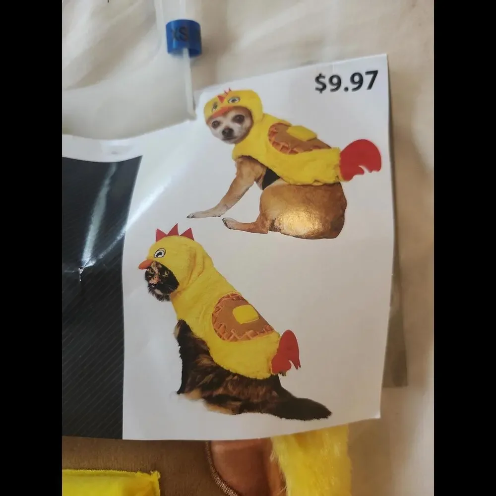 Dog Chicken and waffle‎ costume